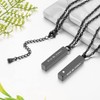abooxiu 2 PCs Cremation Necklaces for Ashes Cube Urn Necklaces