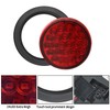 LEAVAN 4 Inch Round Led Trailer Tail Lights Red 24