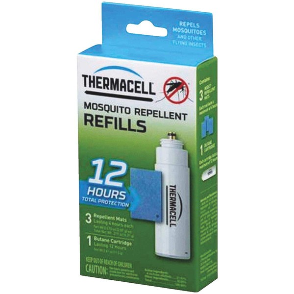 Thermacell Mosquito Repellent Refill Pack for Repellers, Torch and Lanterns - 12 Hours Protection