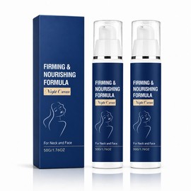 DTMIEAXN Firming & Nourishing Night Cream for Neck and Face, Overnight Moisturizing Cream for Daily Skin Care-Chelsea Laboratory Formula, 50g, 2 Pack