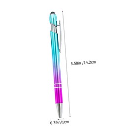 Operitacx 6pcs Gradient Color Maggi Pen Pencils Funky Pens Stylus Robotic Ballpoint Foldable Writing Lanyard Pens Marker Point Black Pens Ballpoint Pens Ink Pens Ball Point Aluminum