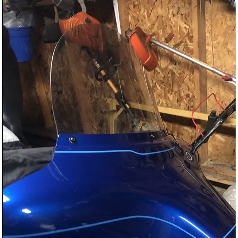 Sled Shields 12" Light Tint Windshield Compatible with Harley Davidson
