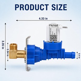 5221DD1001E Dishwasher Water Inlet Valve Assembly, Compatible with LG and Kenmore Dishwashers, Replaces 5221DD1001C 5221DD1001A AP5804631 2977831 PS8769826