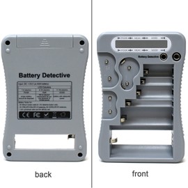 Battery Detective **BRAND NEW** 12-Type Battery Tester (Grey) with LCD Display + 36x AAA Batteries