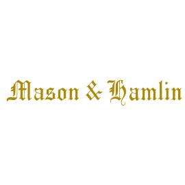 Mason & Hamlin Piano Fallboard Decal #139160, Solid Gold Letters