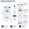 Hanging Moisture Absorber Bags for Closet Humidity Control – 5-Pack