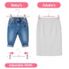 Ckhoid 30Pcs Pants Hangers with Clips, Adjustable Skirt Hangers, Non-Slip