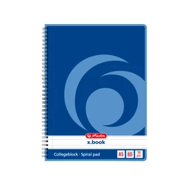 Herlitz x.book spiral-bound notepad A5, 70 g/m², 80 pages, combo set