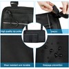 Wheelchair Armrest Accessories Side Bag，Wheelchair Bag，Multi-Pocket Reflective Tape mesh Pocket
