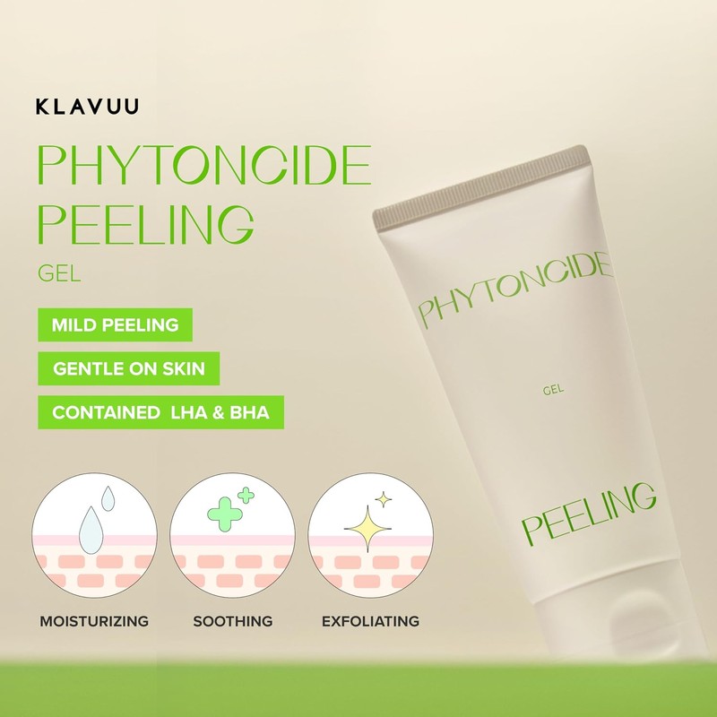 KLAVUU Gel Exfoliante Facial 80ml Exfoliación Suave y Piel Radiante