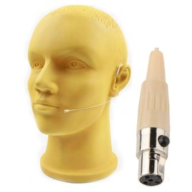 Nicama HMS1 Headset Microphone, Headworn Mic 4-pin XLR Output for Shure Wireless Microphone Belt Pack Transmitter T1, ULX1, UR1, PG1, PGX1, PGXD1, SLX1, BLX1, BLXD1