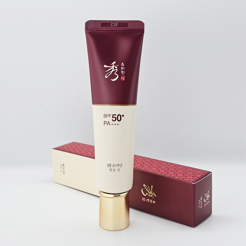 Sooryehan Hyobidam Fermented Sun 60ml Wrinkle Improvement Anti-Aging Sun Cream