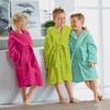 Erwin Müller Children's Bathrobe with Hood Plain Terry Cloth Mint