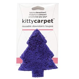 Fashion First Aid Kitty Carpet: Reusable Downstairs Toupee Merkin Wig – Funny Gag Gift for Women & White Elephant Gift Exchanges (Chanukah Hanukkah Bush Blue)