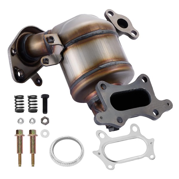 BDFHYK Front Exhaust Manifold Catalytic Converter with Gasket Kit Direct-Fit