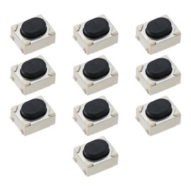 Micro Traders 10PCS Micro Switch Button Compatible with Astra J Karl Adam Cascada Car Remote Key Fob Push Button Switches Automotive Interior Accessories