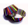 PME BC728 Snazzy Stripes Paper Baking Cases for Cupcakes, Standard