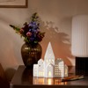 Kähler City Urbania Light House Ceramic Architectural Clear Silhouette Blue