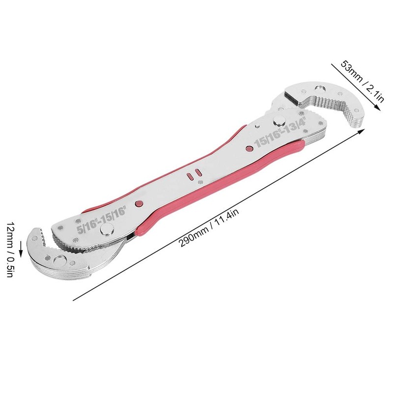Magic Wrench, 9-45mm Universal Wrench, Multi-Function Adjustable Spanner Tools, Industrial
