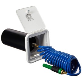 Phoenix Faucets PF147007 Spray-Away Self Storing Sprayer with Quick Connect Valve - 15' Coiled Hose, White