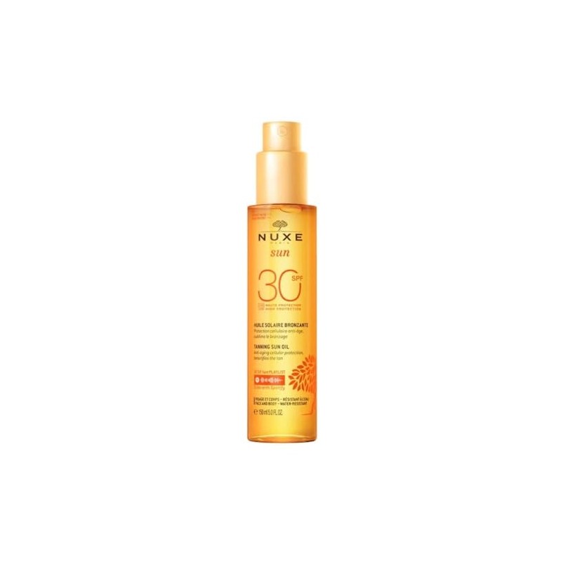 Nuxe Sun Aceite Cuerpo y Rostro SPF30, 150 ml