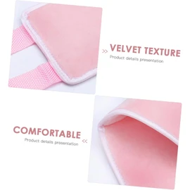 Abaodam Banda Aplicadora para Autobronceador Corporal, Color Rosa, Material Flexible y Aterciopelado, 1 Unidad, Adecuado para Espalda