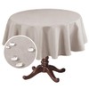 H.VERSAILTEX Rectangle Linen Textured Table Cloth Thick Fabric Wrinkle Free