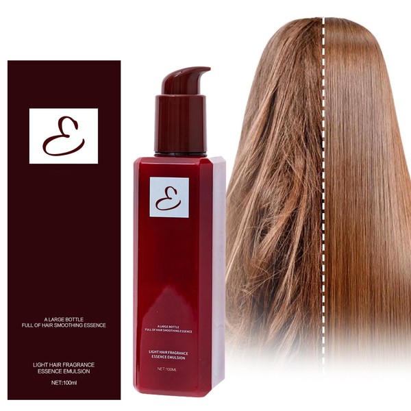 Hair Oil Smoothing Serum for Hair Vitamins Hair Serum Keratin Hair Care Anti-Frizz Hair Serum to Eliminate Frizz Leave in Hair Care, Anti-Frizz Fluid Smooths and Protects Unruly Hair