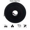 Car Door Edge Guards Self Adhesive Rubber U Channel Edge