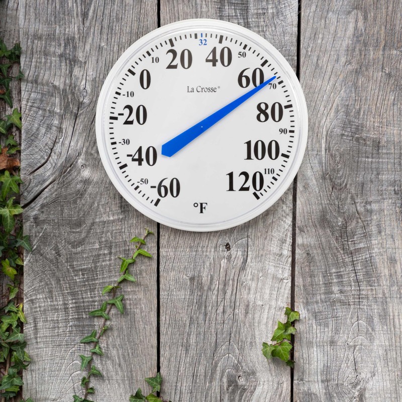 La Crosse T83714 13.5 inch Analog Dial Thermometer with Key