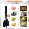 JRYGAC Hackfleisch Zerkleinerer, Multifunktion Hackfleisch, Handheld Stampfer, Hitzebeständiger Meat Masher,