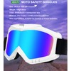 Eyeglasstor Dirt Bike Goggles for Men,Ski Goggle Women and Kids,Motorcycle
