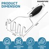 Rainspire Potato Masher Stainless Steel, Mashed Potato Masher Kitchen Tool,