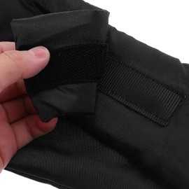 Ipetboom 2 antifaces de seda sintética refrescantes para dormir, para viajar a casa, totalmente opacos, para dormir y relajarse en avión (negro)