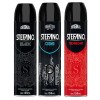 Stefano Men Deodorant Black / Cosmo /MidNight 159 ml EAch