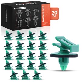 A-Premium 20PCS Nylon Rocker Panel Moulding Retainer Clip with Sealer Compatible with Nissan Juke 2011-2017