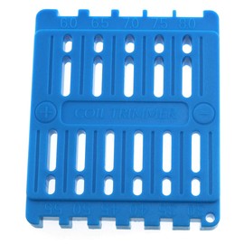 E-outstanding Blue DIY Coil Trimming Cutter Cutting Tool for Prebuilt Wire Coil Ruler Trimmer