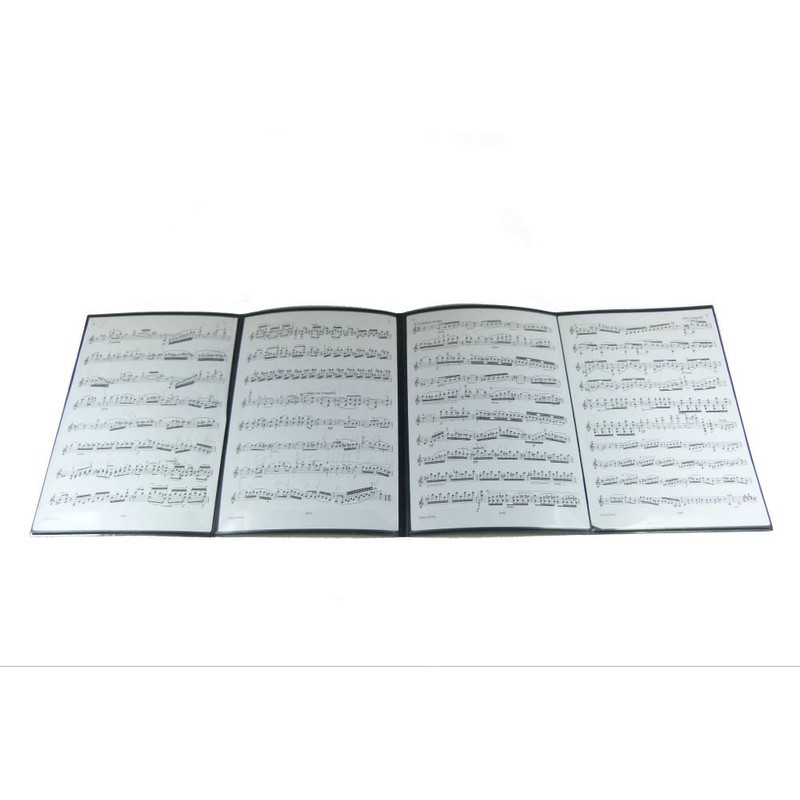 Music Themed 6 Pages Music File Display Folder Presentation Binder