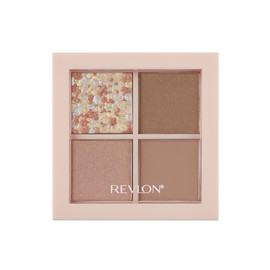 Revlon Dazzle Eyeshadow Quad 008 Cashmere Nude Color Image: Milky Warm Beige Japan Developed Eyeshadow 3.0g