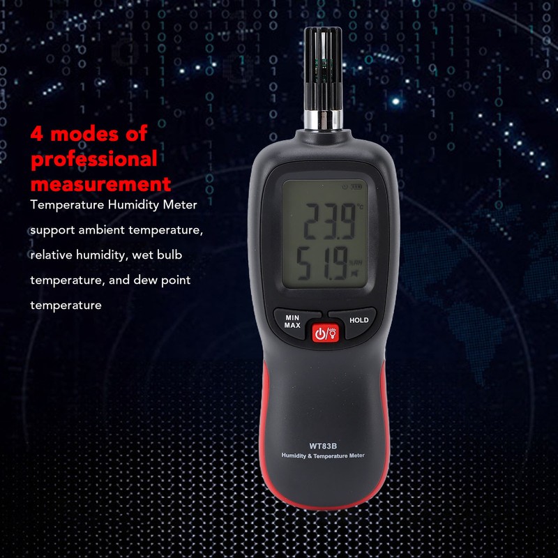 Temperature Humidity Meter Digital Bluetooth High Accuracy Indoor Hygrometer with
