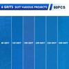 SpeTool 125mm 9 Holes 60 Pack 400 Grit Heavy Duty