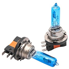 H15 halogen headlight bulbs Baceyong, 2PCS 12V 55W DRL daytime running lights, vehicle high beam, super white