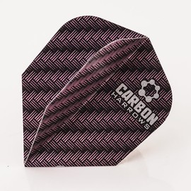 9 x HARROWS DARTS FLIGHTS CARBON STANDARD PURPLE (3 sets)