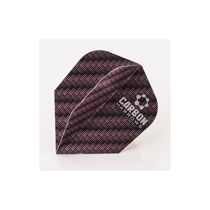 9 x HARROWS DARTS FLIGHTS CARBON STANDARD PURPLE (3 sets)