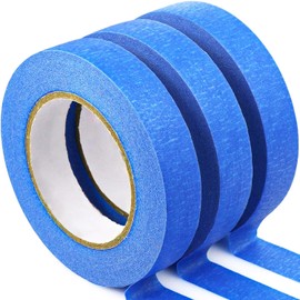 YISUMEI Painter's Masking Tape (24 mm x 50 m) | 3 x Painter's Blue Tape Masking Tape for Painting Work and Renovations | Masking Tape for Painting, Renovating, Varnishing