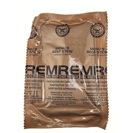 Genuine Military MRE - Menu 9 Beef Stew with 2026 Inspection Date - MRE Meals Ready To Eat