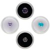 Giftop 15 PCS Small Loose Display Box Gemstone Holder Case