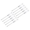 sourcing map Mini Slotted Screwdriver, 3.0mm Flat Head 115mm Length