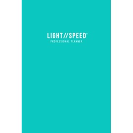 Lightspeed Planner – Professional Daily Planner, Calendar & Agenda to Boost Productivity, Time Management & Happiness – Undated Monthly, Weekly, Day Organizer - Hardcover Goals Journal: Undated Daily Planner (Hardcover Edition - Turquoise)