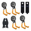 3-H Magnet Hooks Heavy Duty 4 Pack Without Drill -